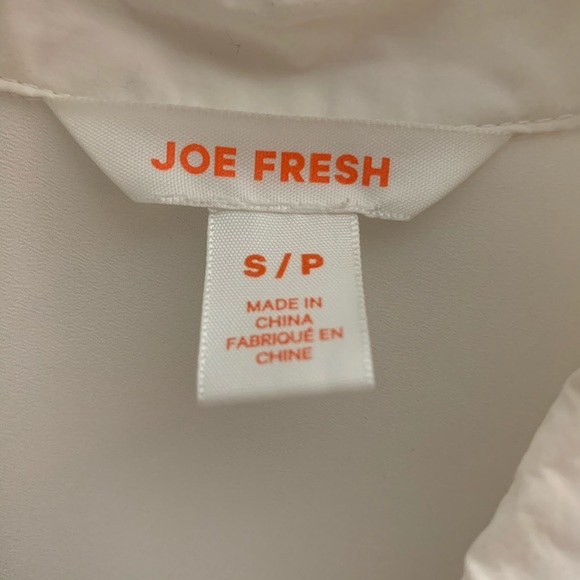 Joe Fresh White Dress Shirt, size small - Picture 2 of 5